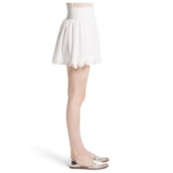 Rebecca Taylor Embroidered Trim Flowy Shorts - Picture 5 of 10